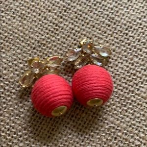 Tuckernuck Coral Ball Earrings
